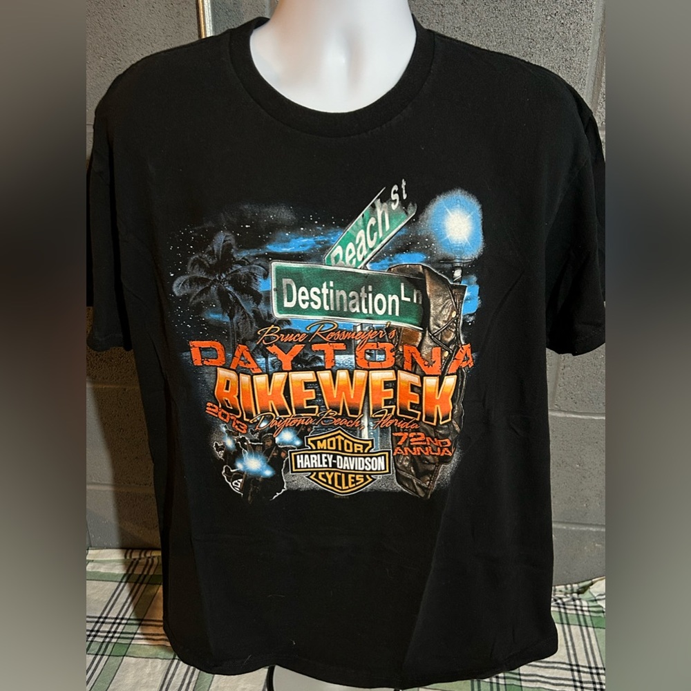 Harley Davidson 72nd Daytona Bike Week Annual T-Shirt Size XL